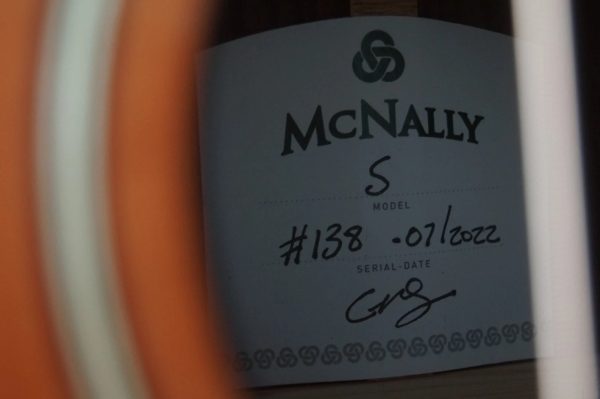 Brand New McNally S Model Small Body Redwood / Indian Rosewood - Image 10