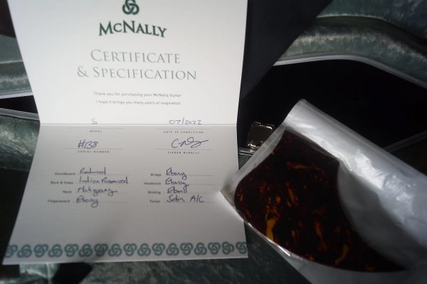 Brand New McNally S Model Small Body Redwood / Indian Rosewood - Image 23