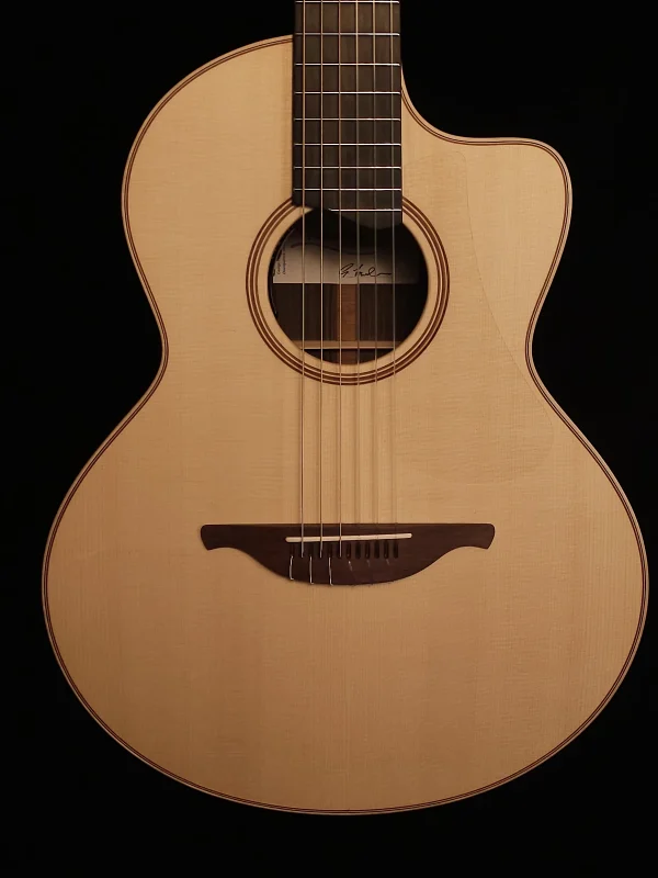 Lowden S-32J Jazz Series Nylon Alpine Spruce / Indian Rosewood w/ LR Baggs VTC - Image 2