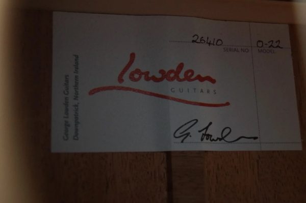 Brand New Lowden Original Series 022 Jumbo Cedar / Mahogany - Image 15