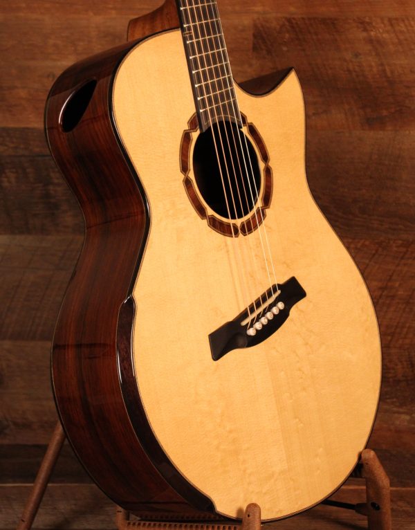 Hozen #16 Blue Label SJ Sitka Spruce/Mexican Cocobolo - Image 6