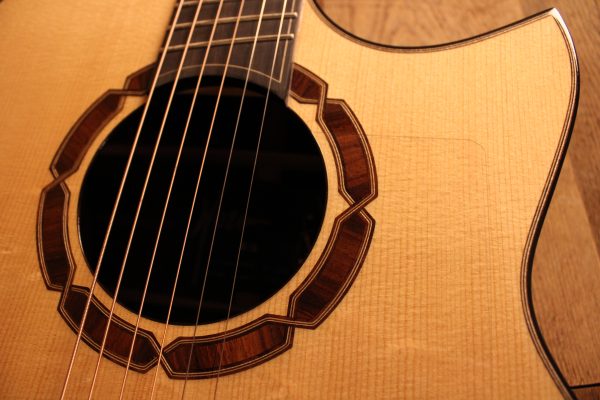 Hozen #16 Blue Label SJ Sitka Spruce/Mexican Cocobolo - Image 10